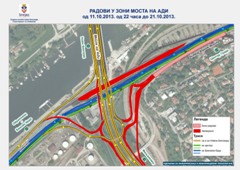 ИЗМЕНЕ У РЕЖИМУ САОБРАЋАЈА У РАДНИЧКОЈ УЛИЦИ ЗБОГ ИЗГРАДЊЕ НАВОЗНЕ РАМПЕ НА СЕВЕРНИ ВИЈАДУКТ