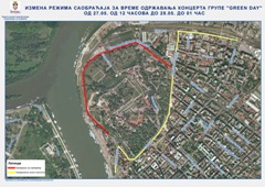 Измена режима саобраћаја у Булевару војводе Бојовића за време одржавања концерта групе „Green Day“