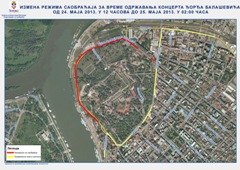 Измена режима саобраћаја у Булевару војводе Бојовића за време одржавања концерта Ђорђа Балашевића