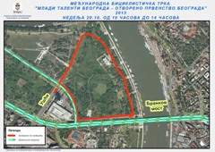 И Н Ф О Р М А Ц И Ј А О ИЗМЕНИ РЕЖИМА САОБРАЋАЈА ЗБОГ ОДРЖАВАЊА БИЦИКЛИСТИЧКЕ ТРКЕ „МЛАДИ ТАЛЕНТИ БЕОГРАДА –ОТВОРЕНО ПРВЕНСТВО БЕОГРАДА“