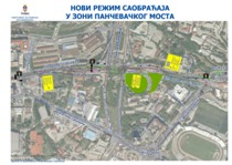 НОВИ РЕЖИМ САОБРАЋАЈА У ЗОНИ „ПАНЧЕВАЧКОГ МОСТА“ НАКОН ИЗГРАДЊЕ РАМПЕ