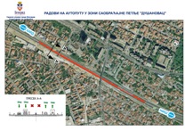 Радови на аутопуту у зони петље "Душановац"