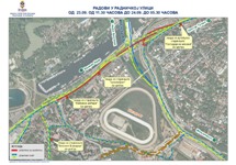 Измена режима саобраћаја због постављања скеле у Радничкој улици (зона надвожњака)