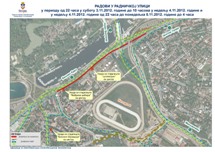 Измена режима саобраћаја - Радничка подвожњак од 03. до 05. новембра 2012. године