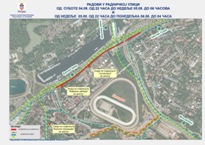 Постављање скеле у Радничкој