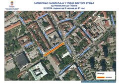 Улица Виктора Бубња, Земун, затворена за саобраћај