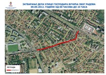 Затварање Улице господара Вучића од Улице Војислава Илића до Булевара краља Александра