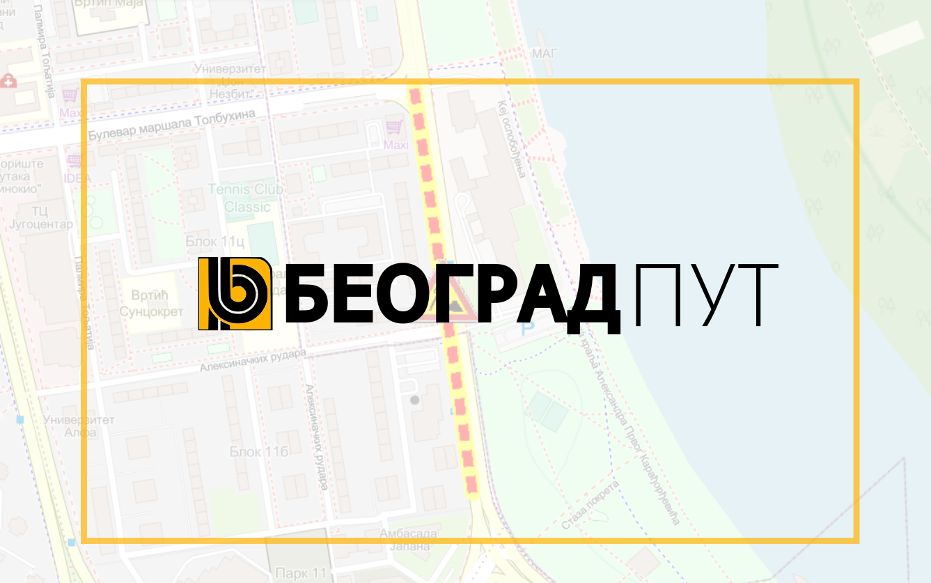                                                      Радови под саобраћајем у Булевару Николе Тесле
                                                     