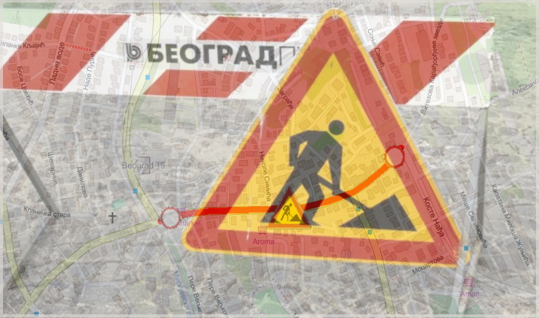                                                      Наставак радова у улици Витезове Карађорђеве звезде
                                                     