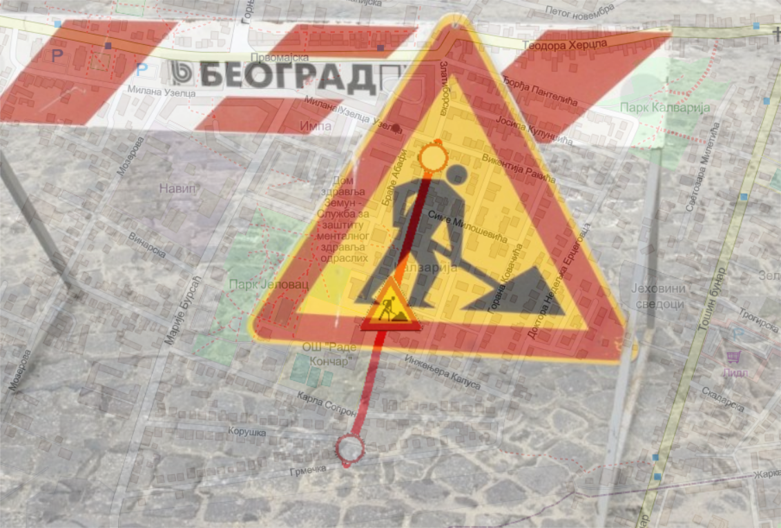                                                     Затворена за саобраћај Златиборска улица
                                                     