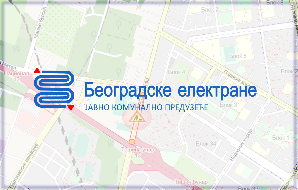                                                      Радови под саобраћајем у улици Тошин бунар
                                                     