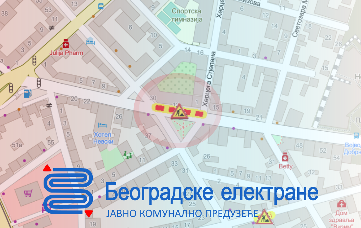                                                      Радови под саобраћајем у Венизелосовој улици
                                                     
