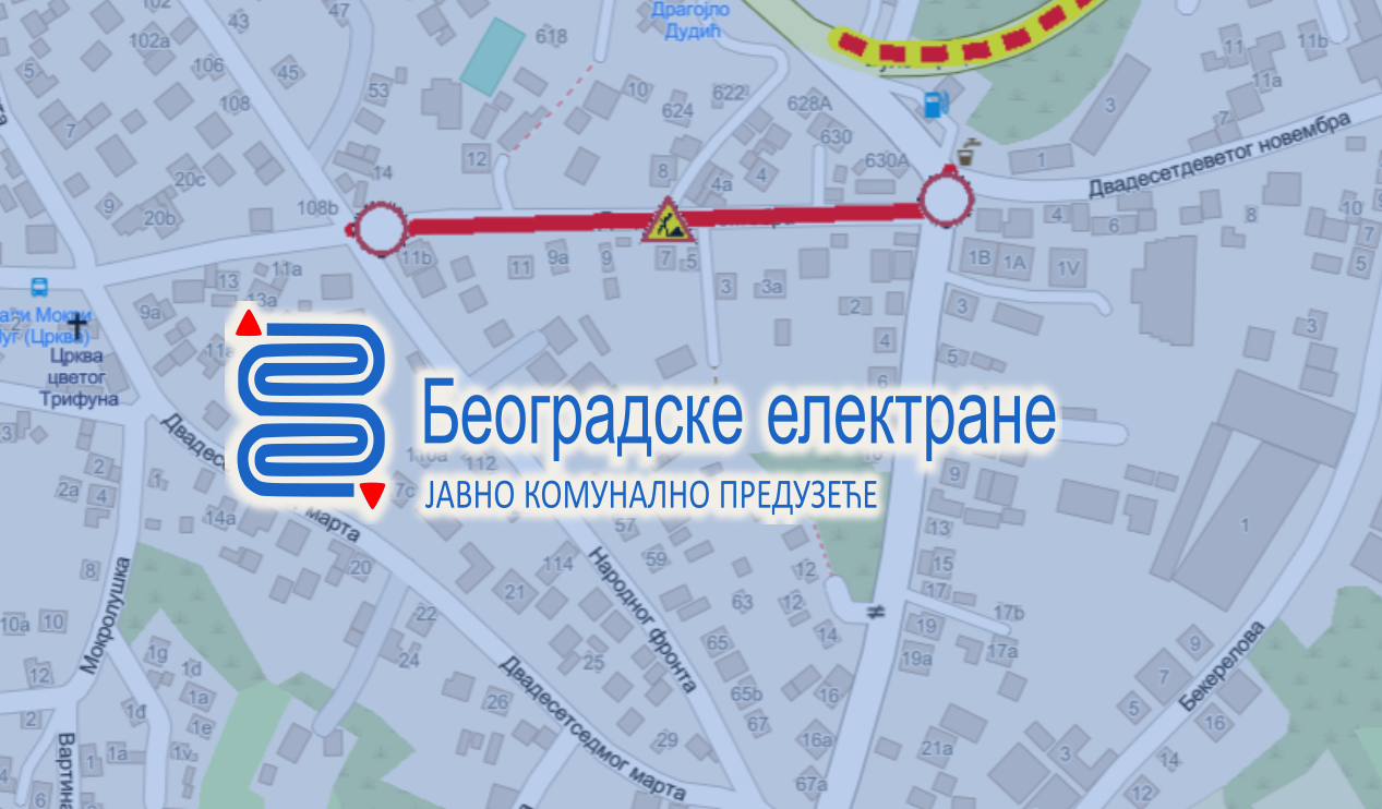                                                      Улица 20. октобра затворена за саобраћај
                                                     