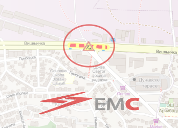                                                      Радови под саобраћајем у Вишњичкој улици
                                                     