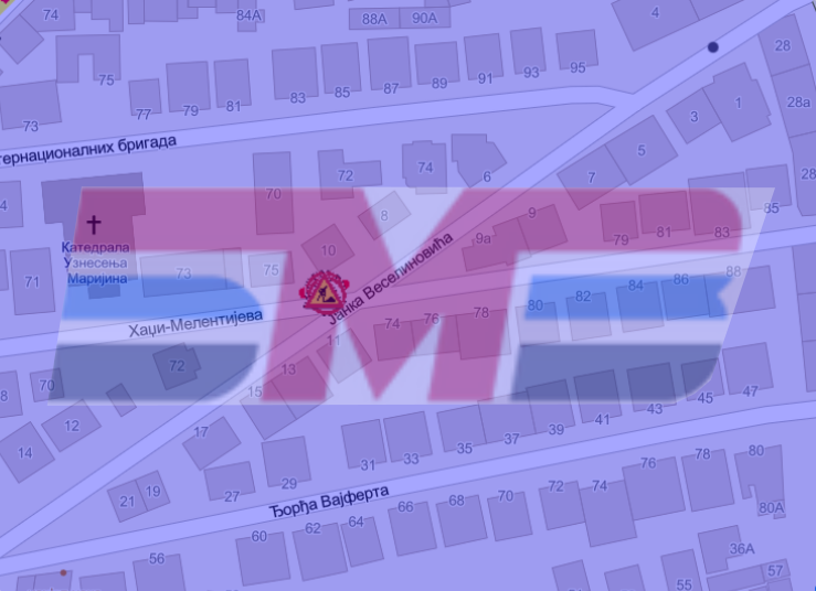                                                      Затварање  саобраћаја у  Хаџи Милентијевој улици
                                                     
