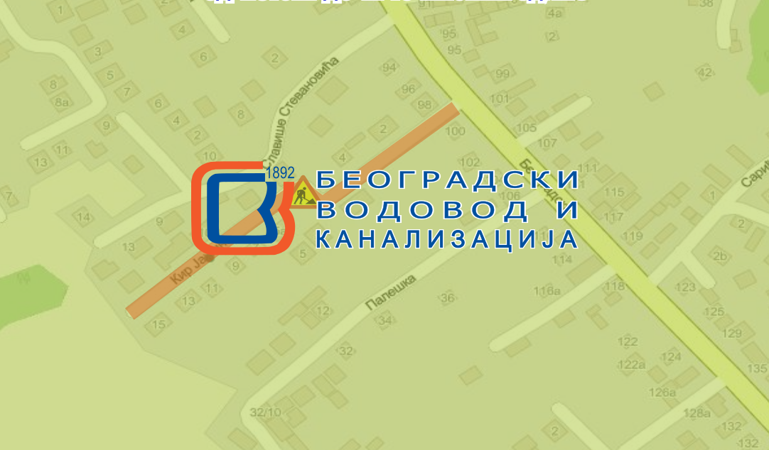                                                      Радови под саобраћајем у Кир Јањиној улици
                                                     