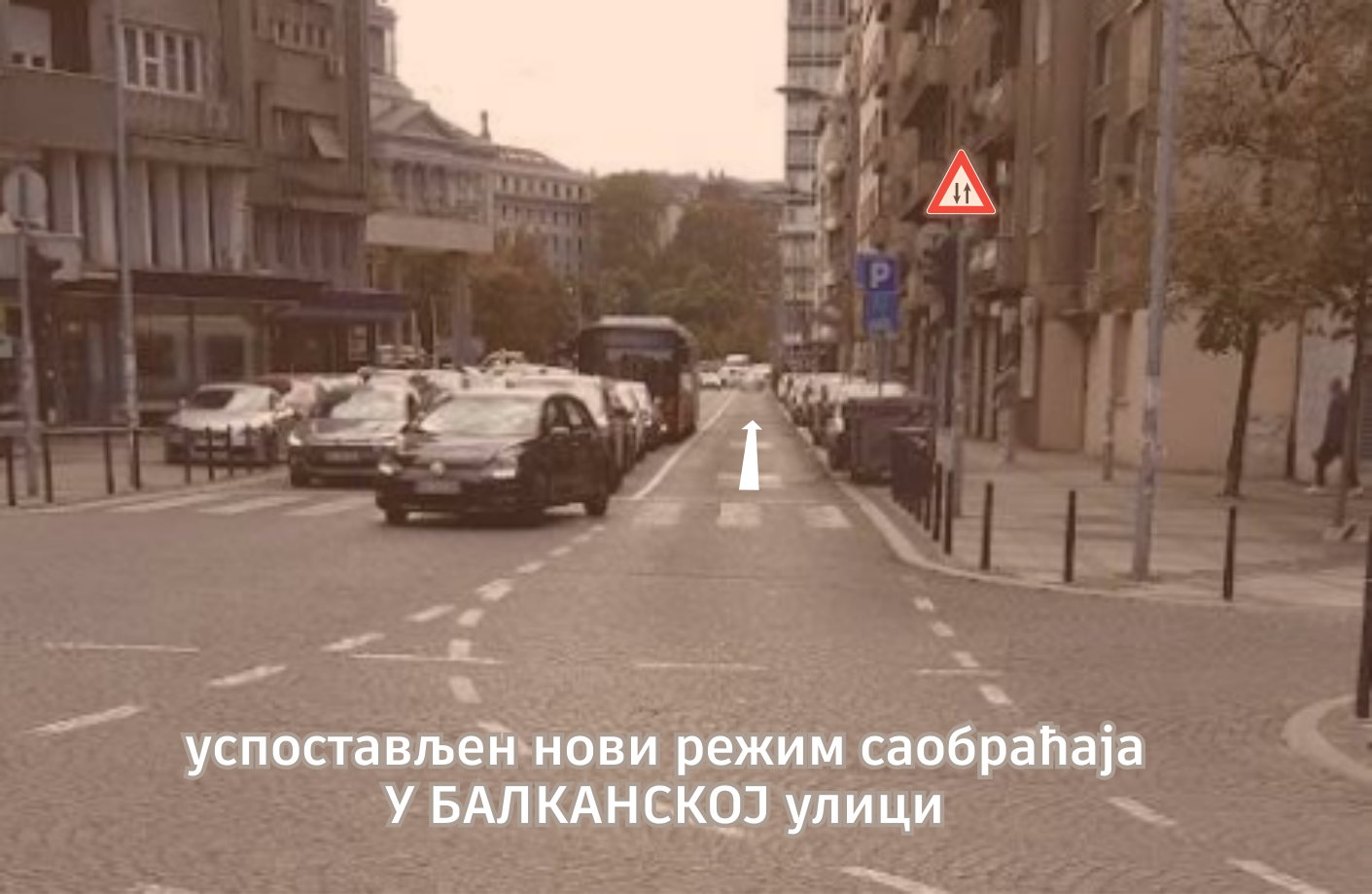                                                      Нови режим саобраћаја у Балканској улици
                                                     