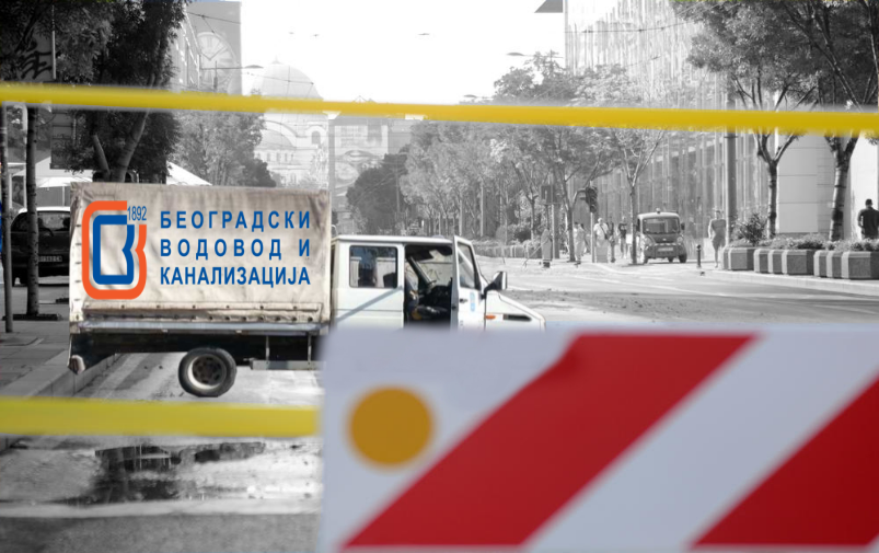 Обустава саобраћаја у Владимира Гаћиновића