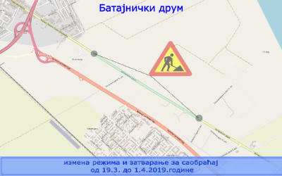                                                      Радови у улици Батајнички друм
                                                     