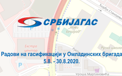                                                      Радови у Омладинских бригада и Ђорђа Станојевића
                                                     