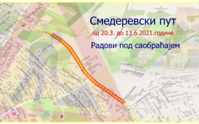                                                      Измена режима саобраћаја на Смедеревском путу
                                                     