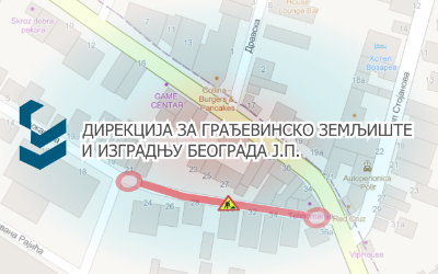                                                      Гружанска улица затворена за саобраћај
                                                     