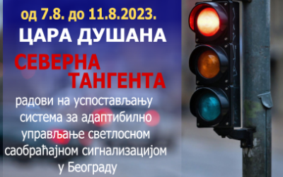                                                      Радови на изградњи Система за адаптибилно управљање светлосном саобраћајном сигнализацијом
                                                     