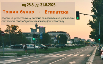                                                      Радови на изградњи Система за адаптибилно управљање светлосном саобраћајном сигнализацијом
                                                     