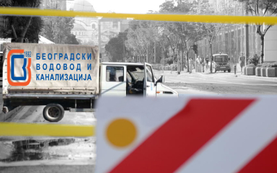                                                      Обустава саобраћаја у Владимира Гаћиновића
                                                     