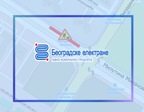 Радови у Булевару Милутина Миланковића