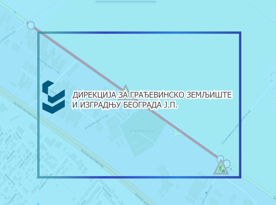 Затворен за саобраћај Батајнички друм